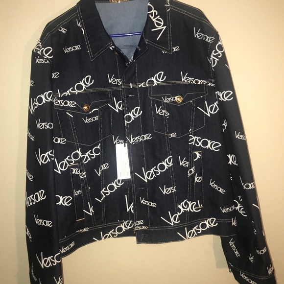Versace logo mania denim jacket - Picture 15 of 15